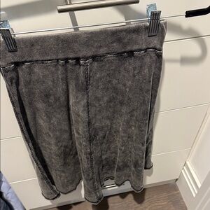 Stylish Gray black denim wash Kids Skirt